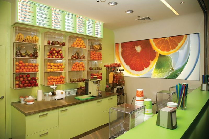 Small Fruit Juice Shop Interior Design Weepil Blog And Resources