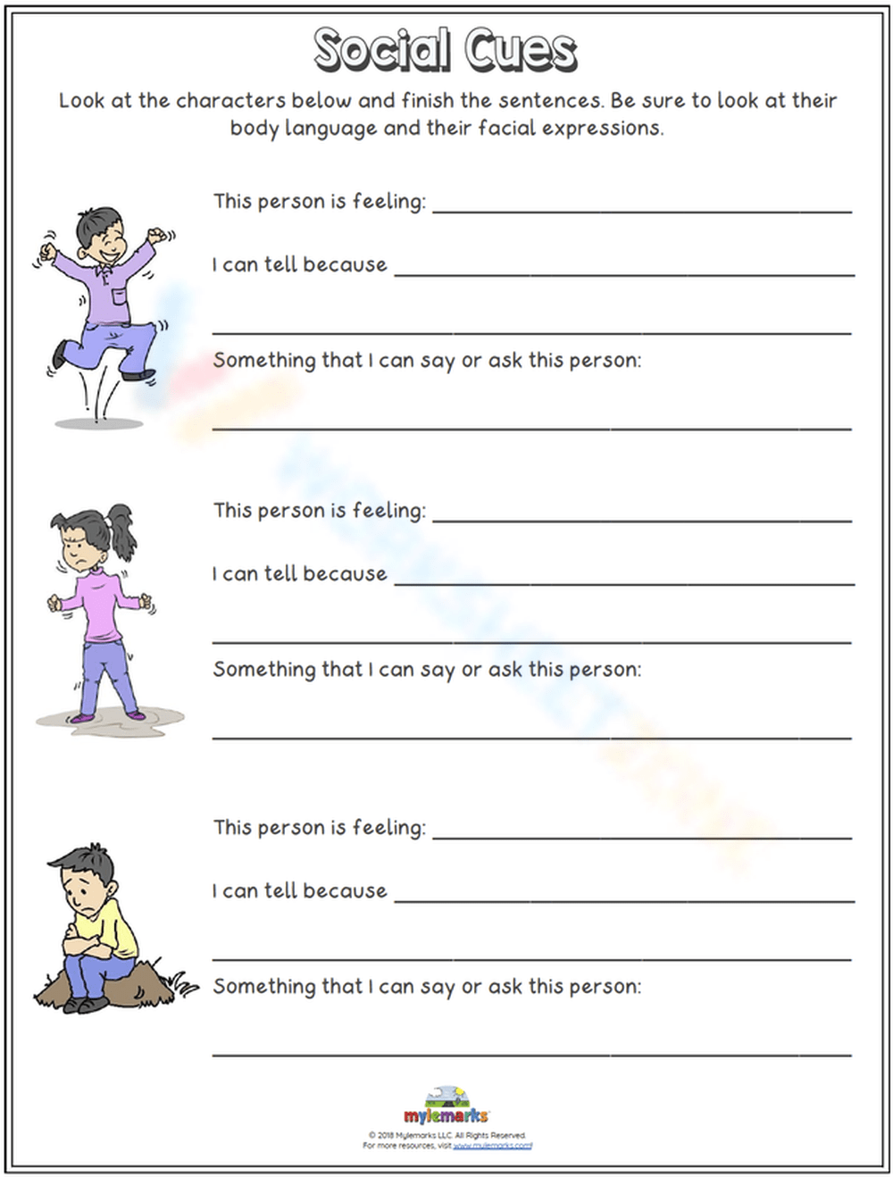Social Skills Worksheets For Autism PDF Printables And Workbooks 