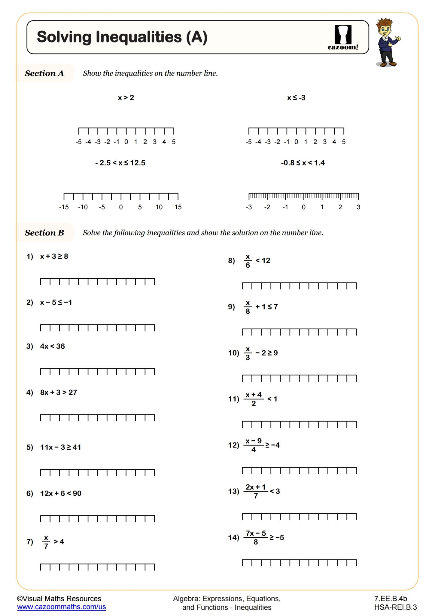 math worksheet 7th grade