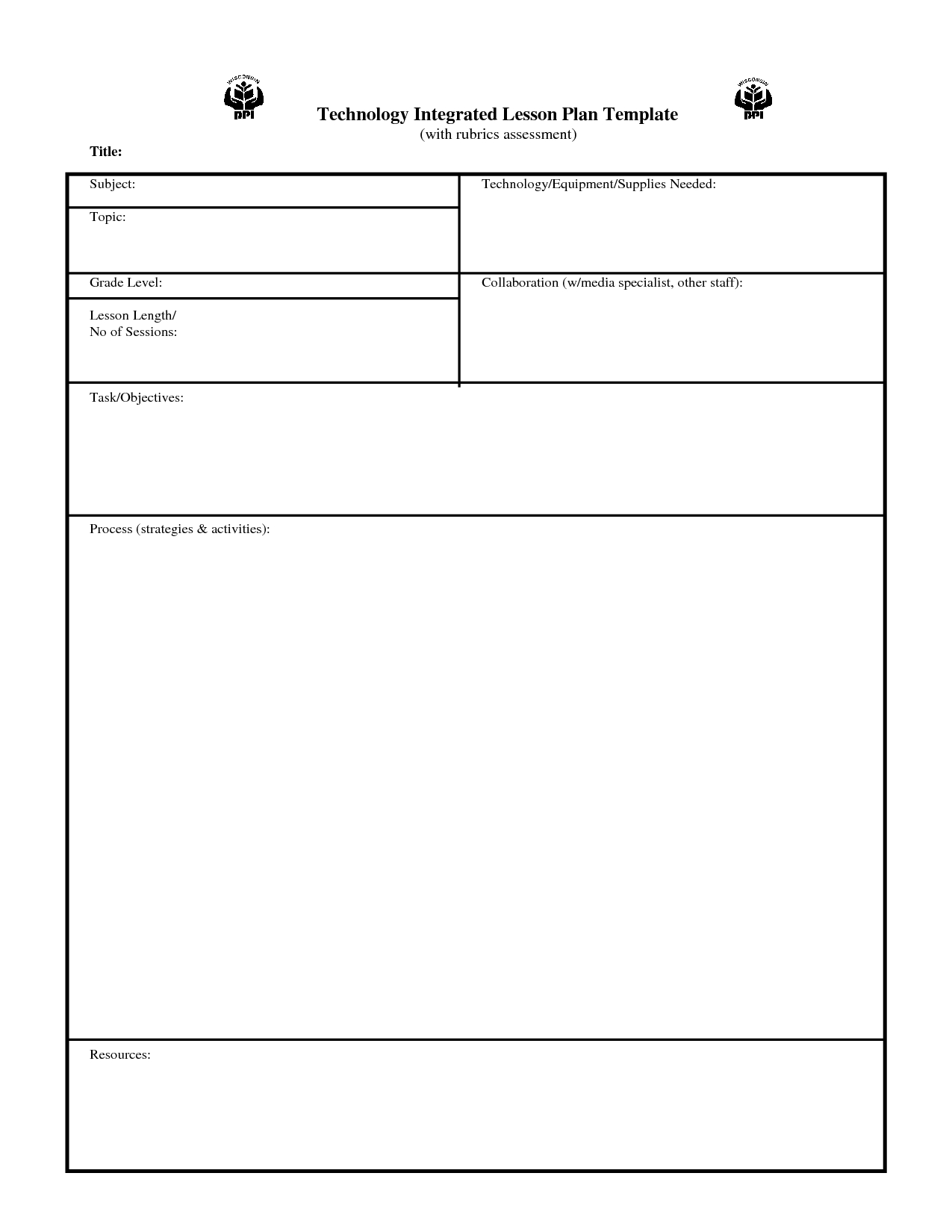 Special Caps Lesson Plan Template Pdf Lesson Plan Template Lesson