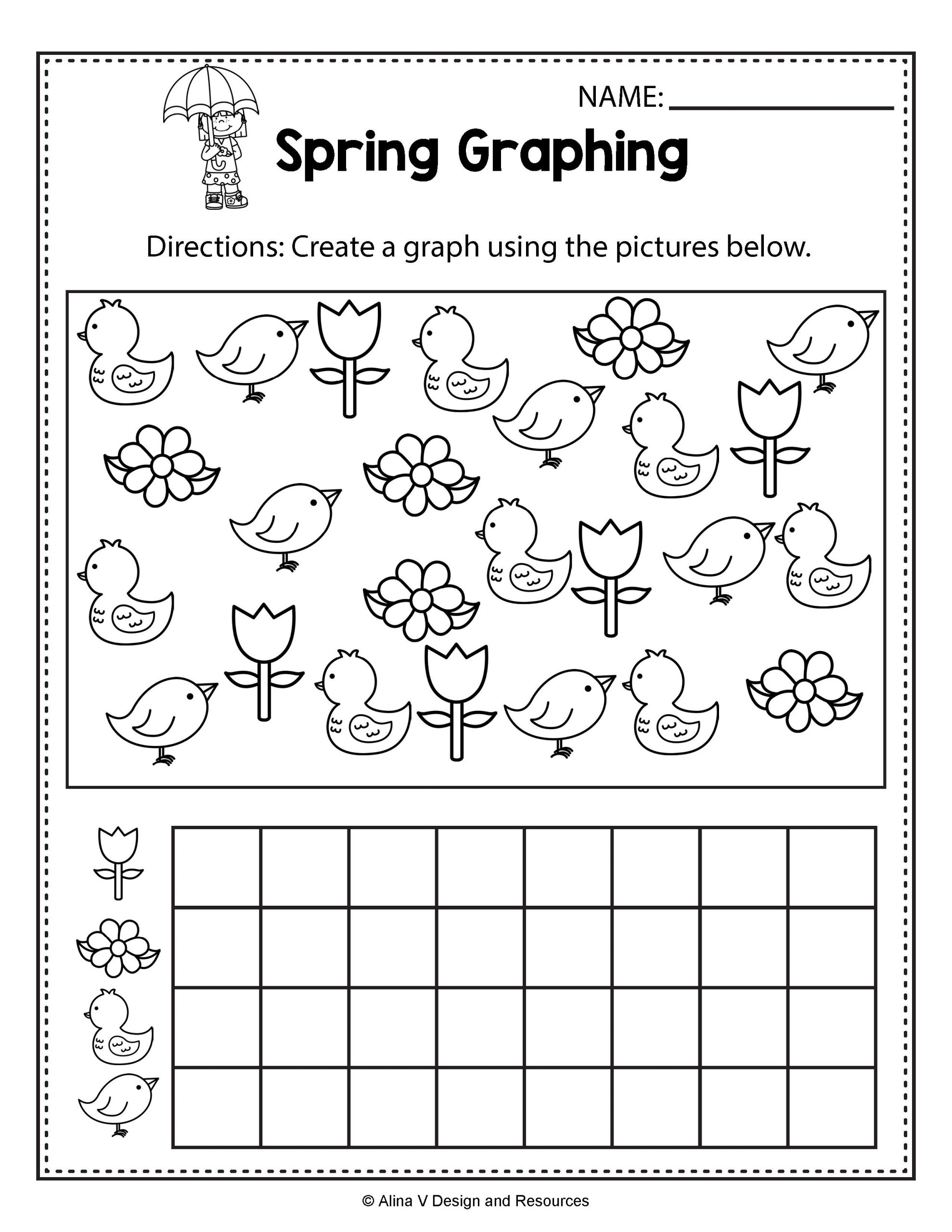 Spring Math Worksheets Free Printable