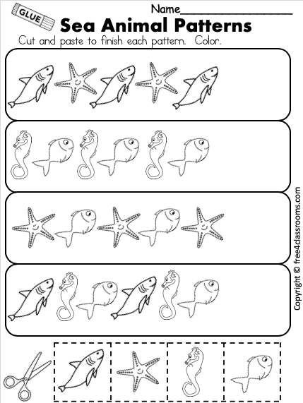 Spring Pattern Worksheet SupplyMe Worksheets Library