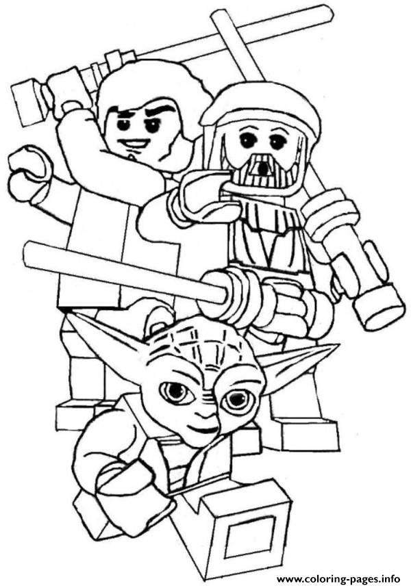 Star Wars Printable Lego Coloring Page Printable