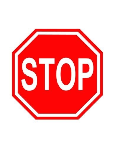 Stop Sign Free Printable