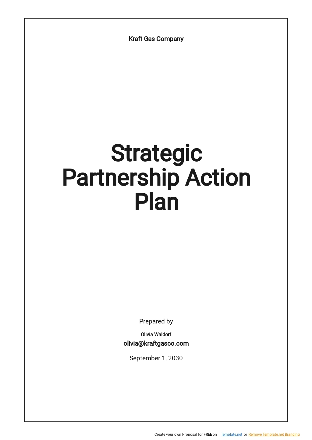 Strategic Plan Templates Pages Format Free Download Template
