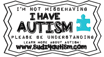SUDZ4AUTISM FREE Printable Autism Cards