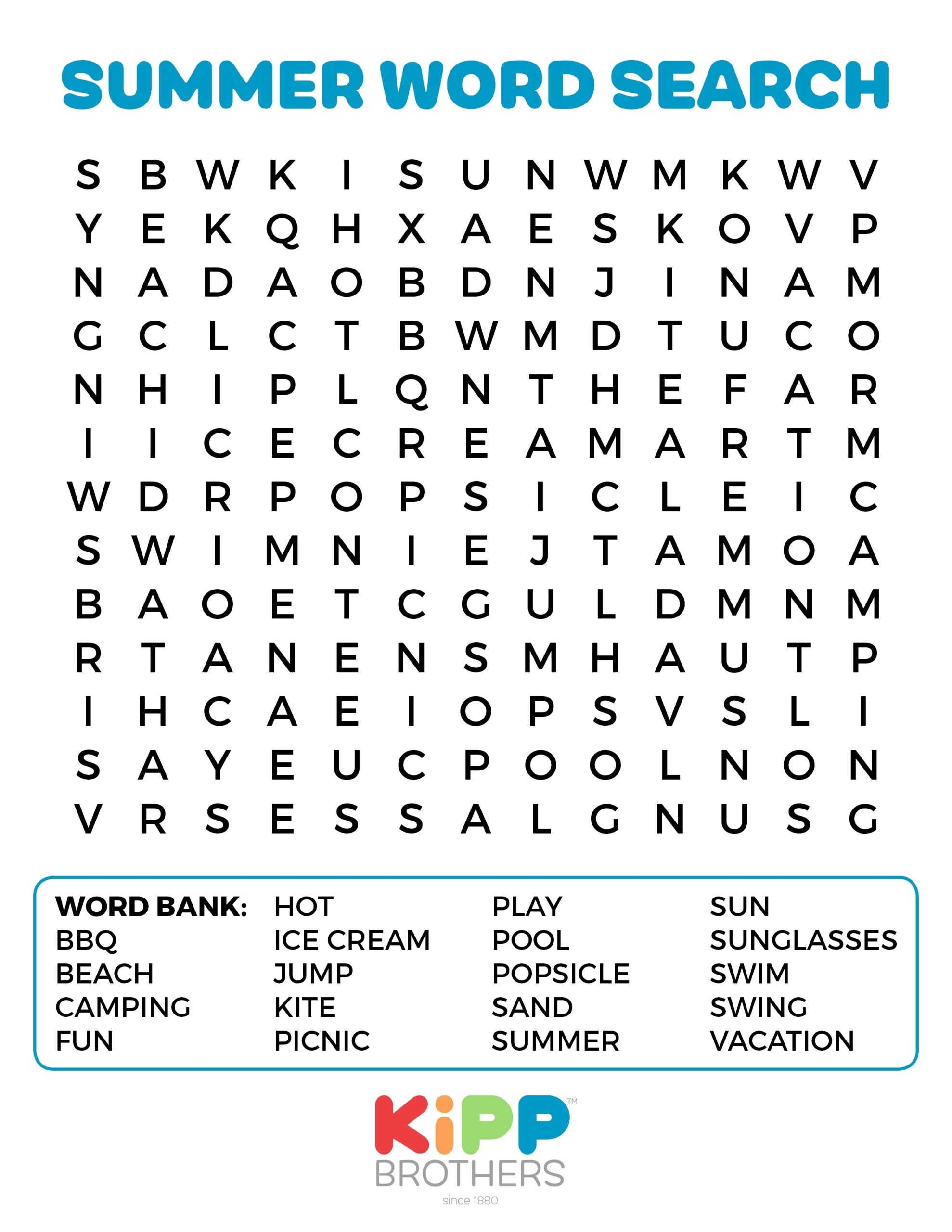 Summer Word Search Printable Paper Trail Design Free Printable Word 