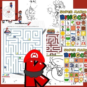 mario printable activity