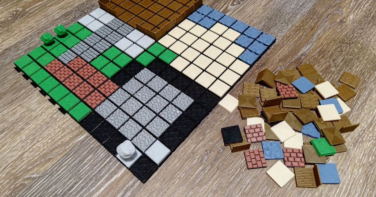 Tabletop RPG Basic Tileset By Bryce Dixon Download Free STL Model