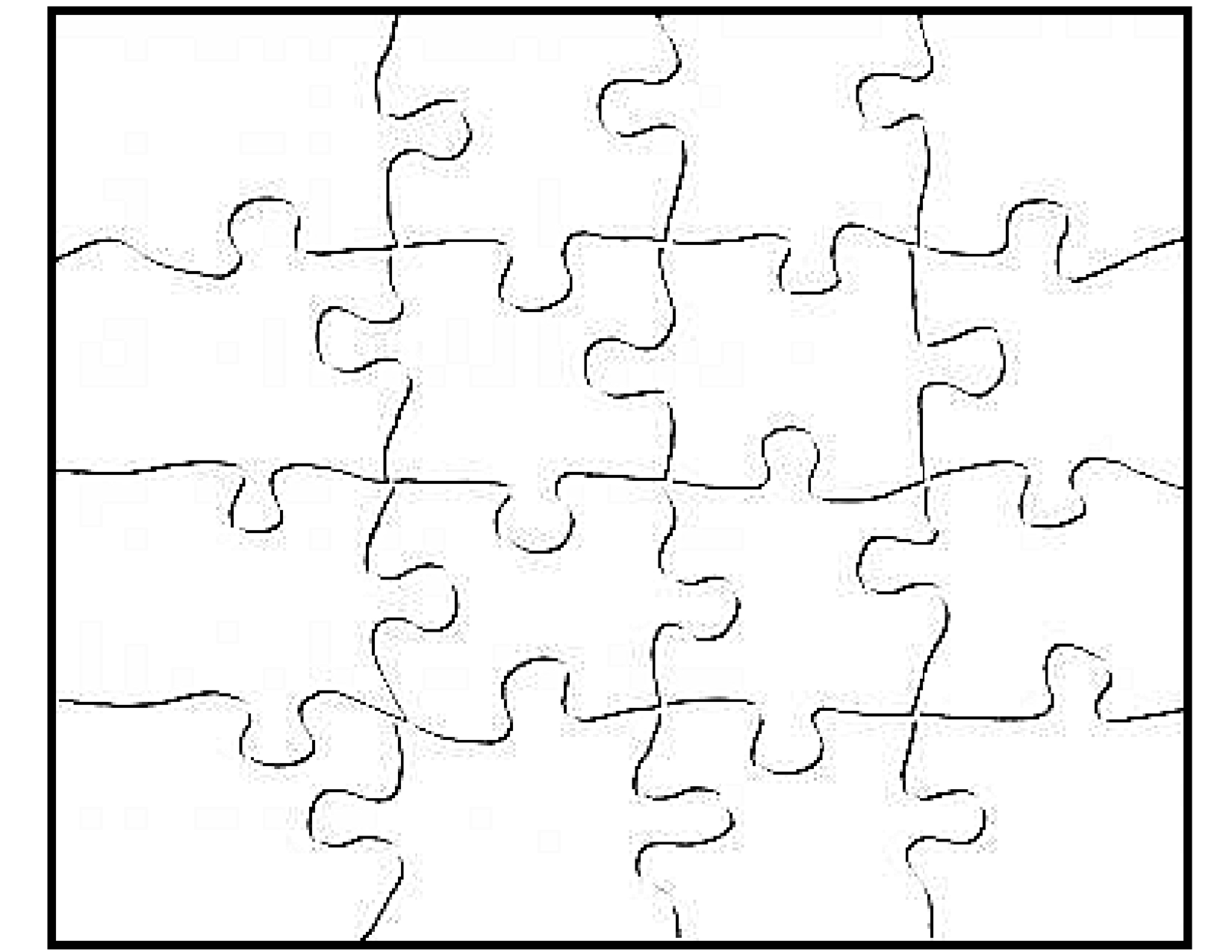 Template For Puzzle Pieces ClipArt Best