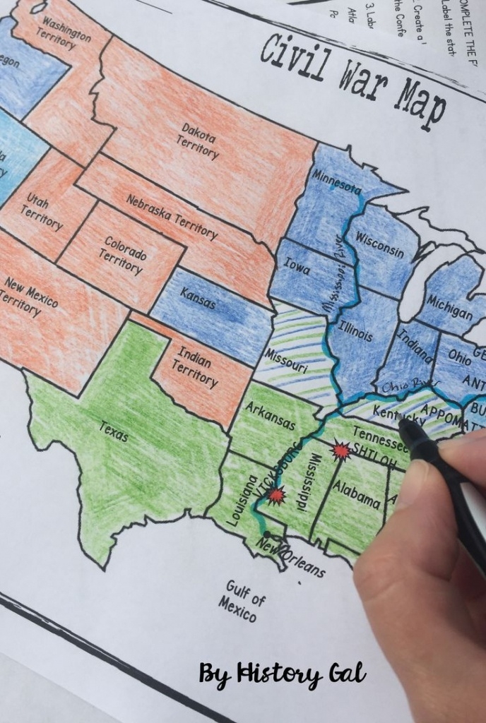 Texas Civil War Printables Printable Free Printable Worksheets