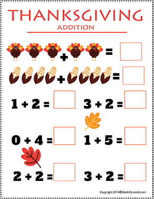 Thanksgiving Math Worksheets Math Worksheets