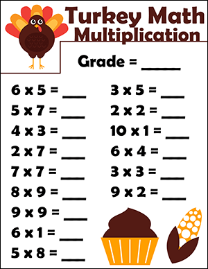 Thanksgiving Math Worksheets Math Worksheets