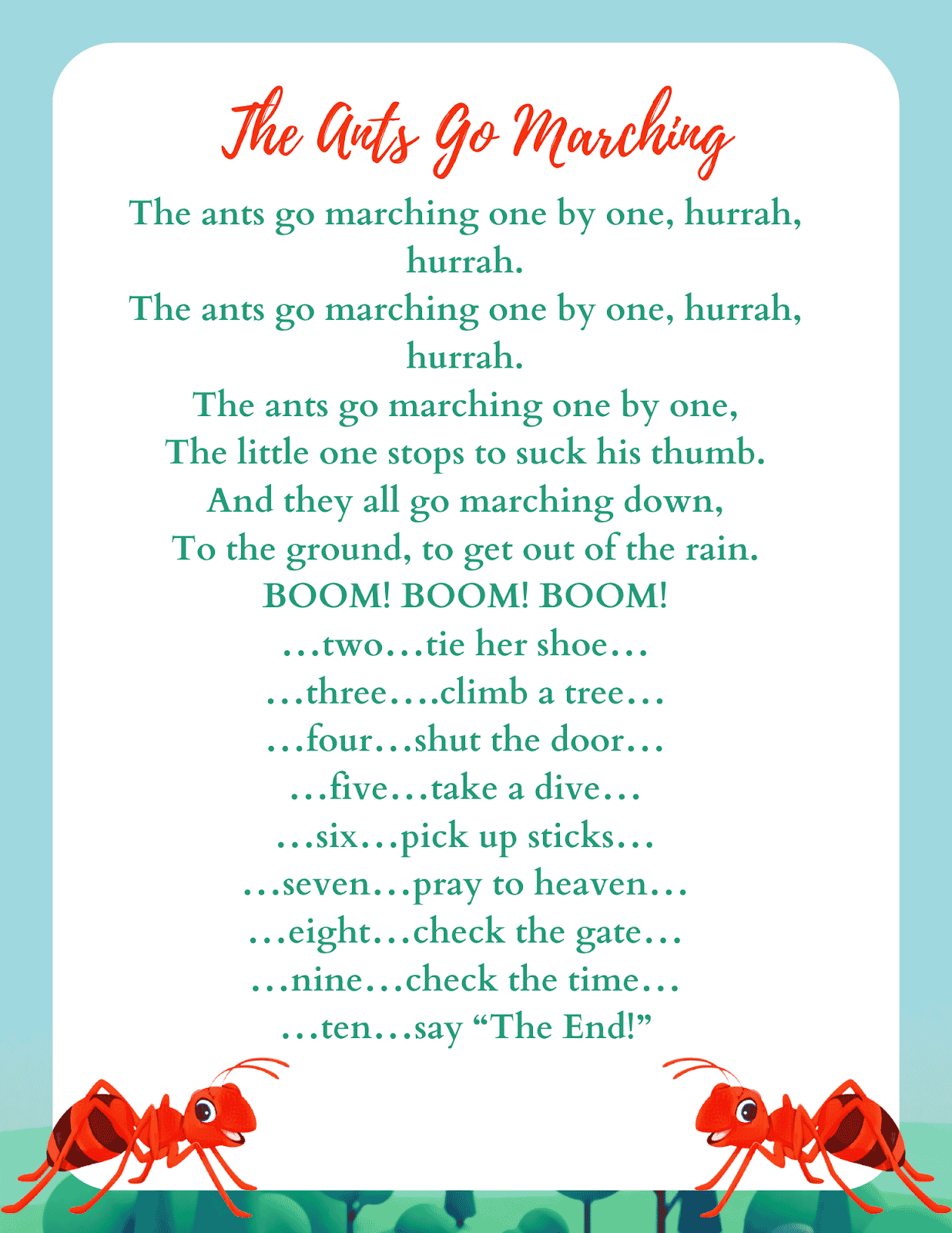 free printable pictures of ants
