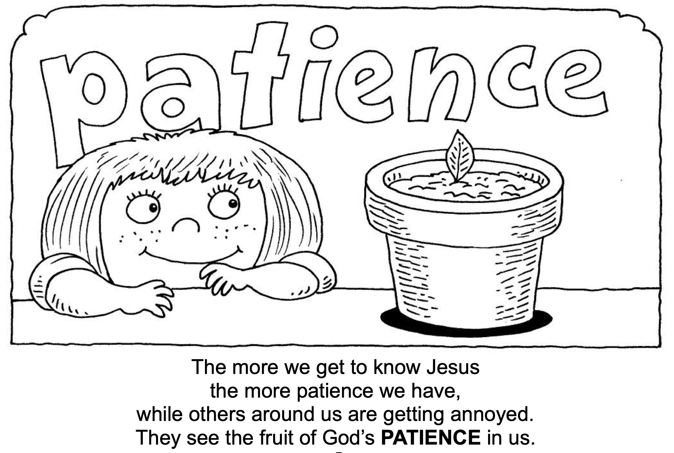fruit of the spirit pictures to color