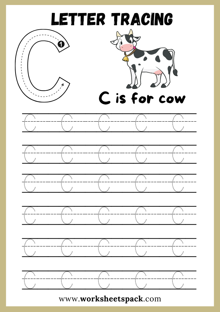 letter c activity printable
