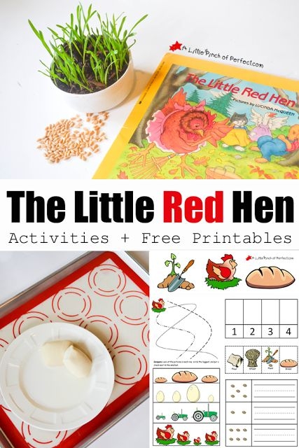 The Little Red Hen Activities And Free Printables Little Red Hen 