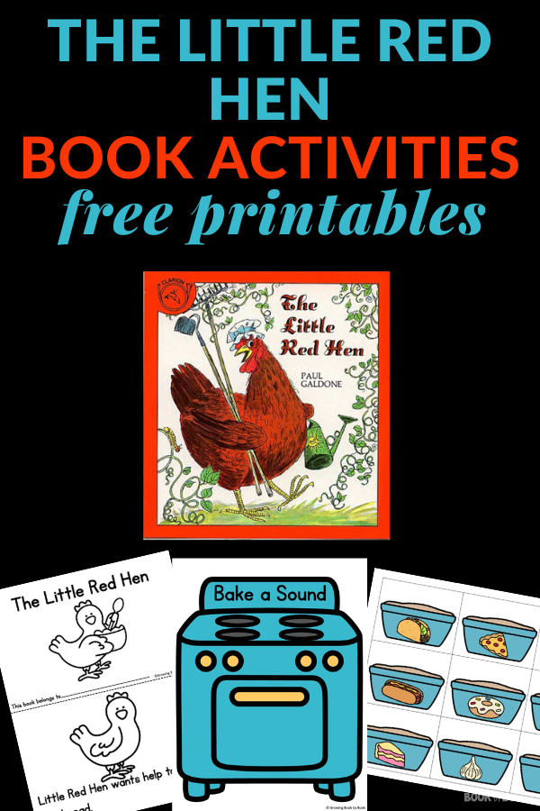 free printable little red hen activities