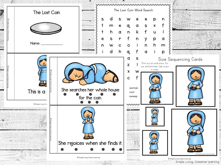The Lost Coin Printables Simple Living Creative Learning