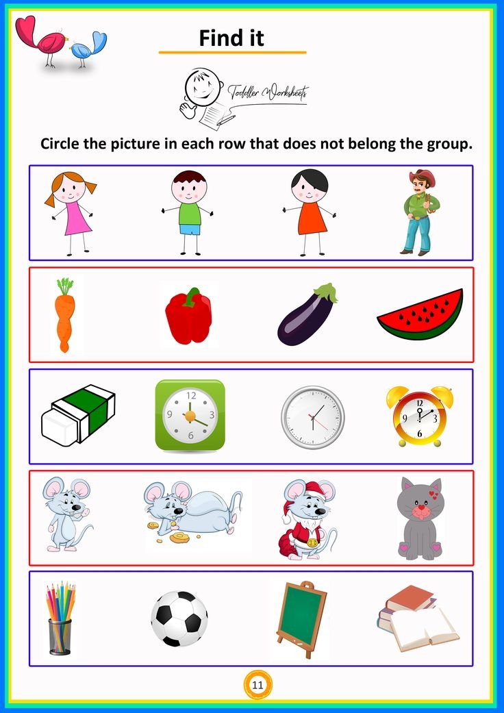 Toddler Math Worksheets Free Printable