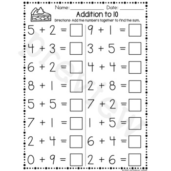 tpt math worksheets
