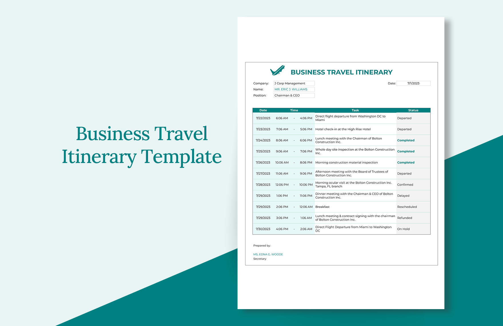 Travel Planning Checklist Template Excel Infoupdate