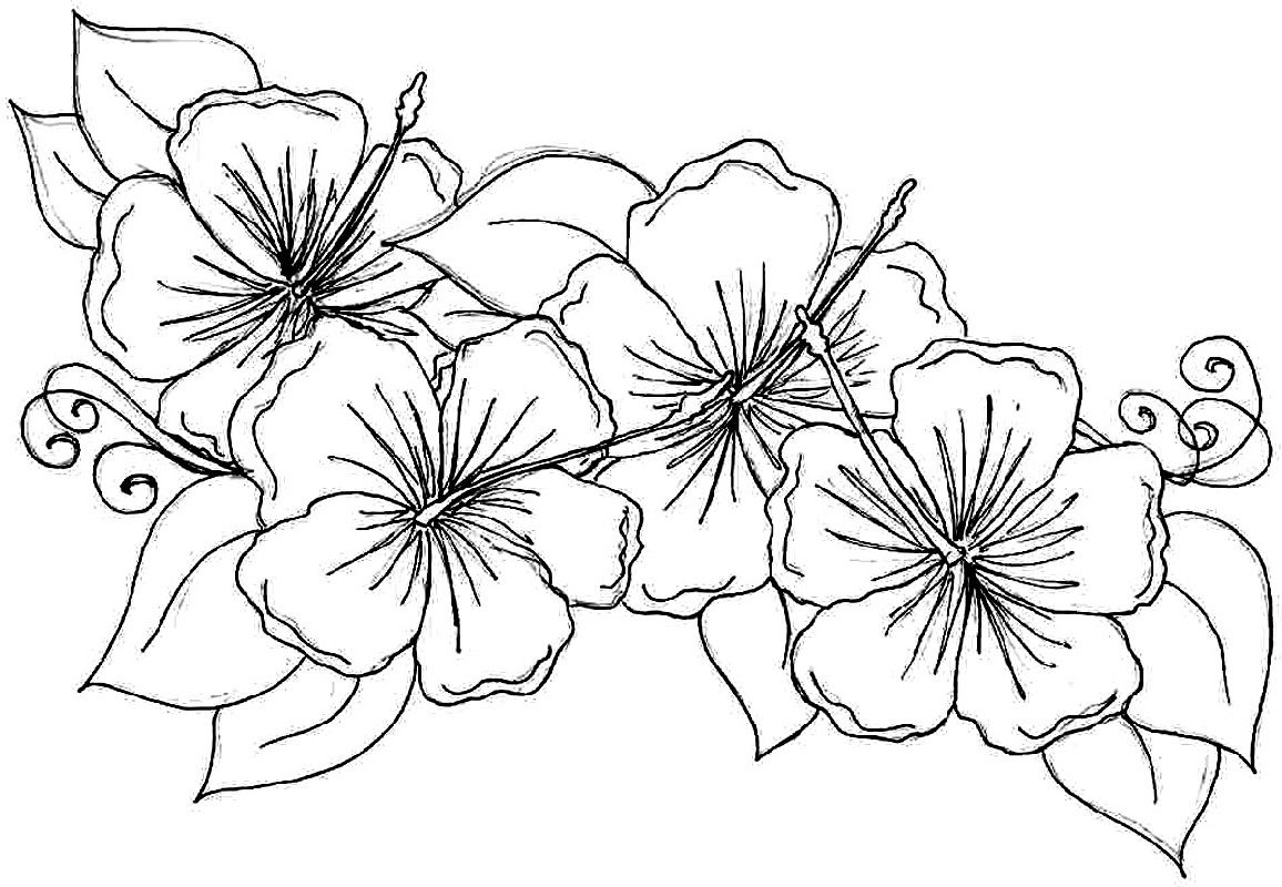 Tropical Flowers Printable