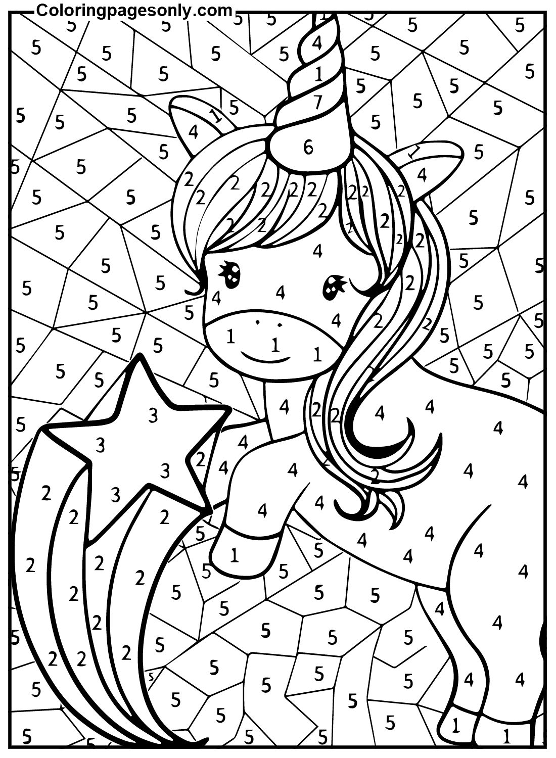 free printable color by number pictures
