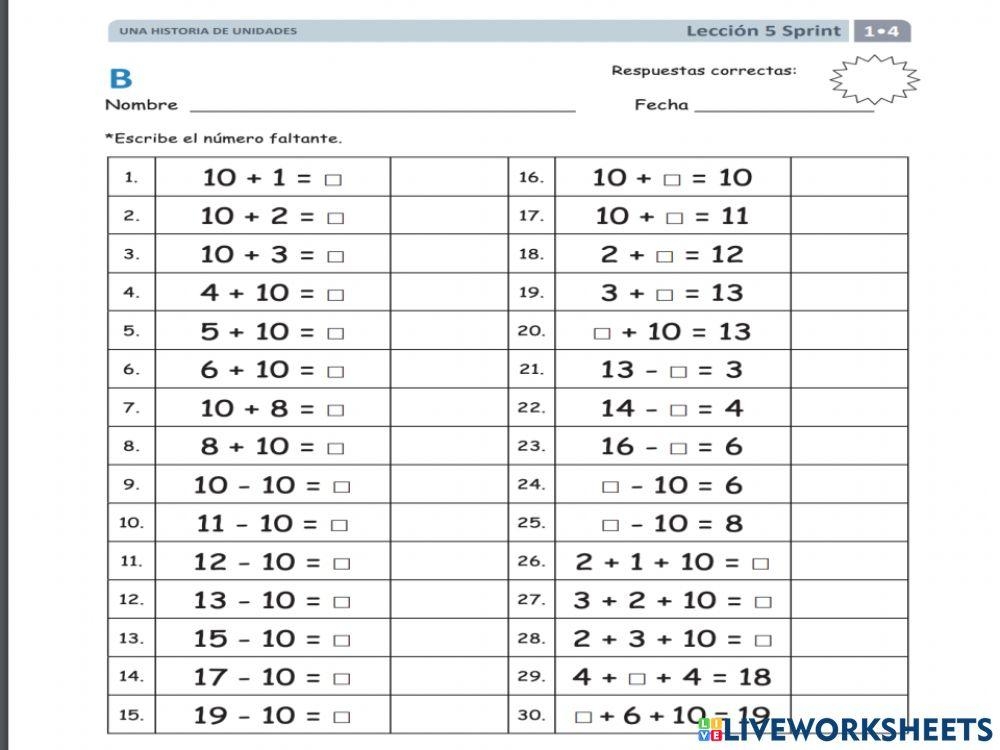 Use 5 groups And Number Bonds solutions Worksheets Lesson Plans