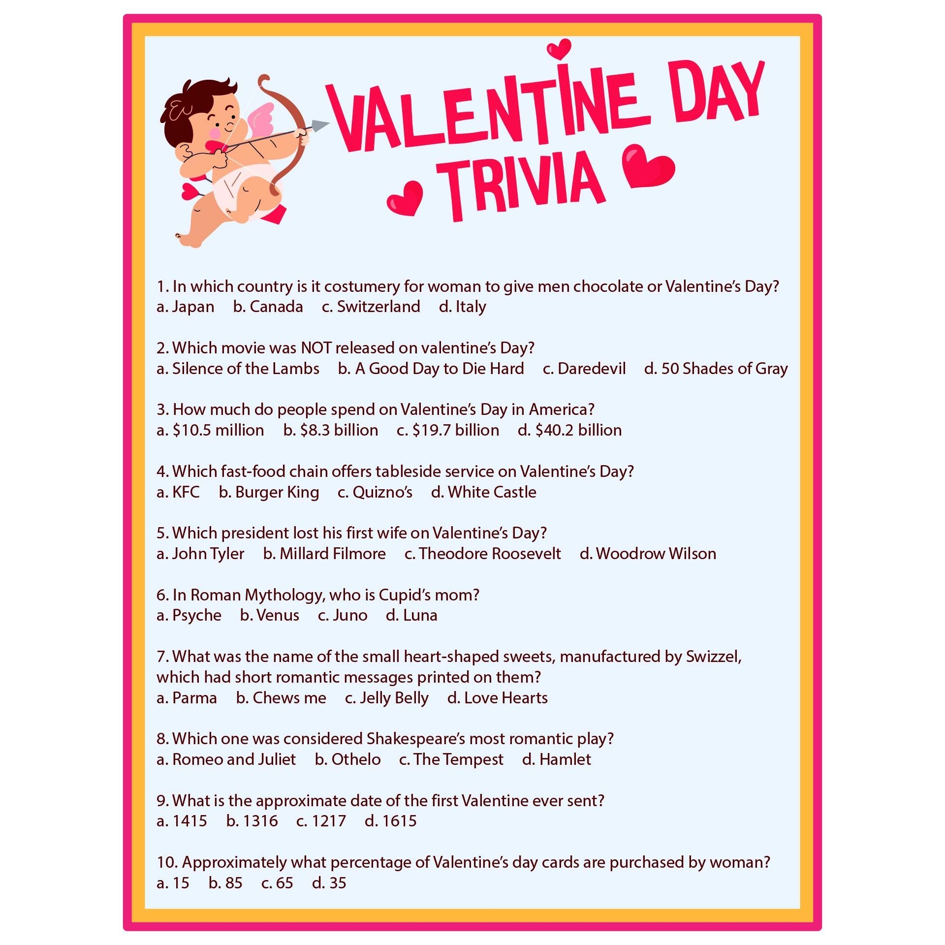 free printable 70s trivia games printable