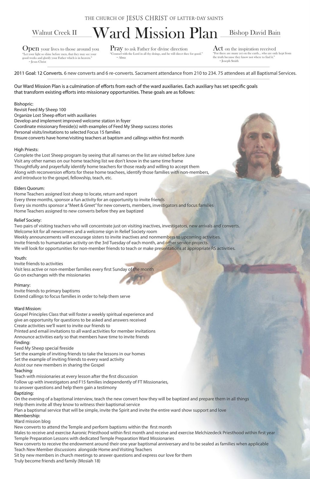 ward mission plan template