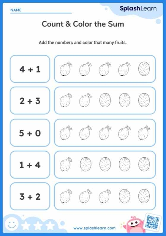 math worksheets for kindergarten pdf