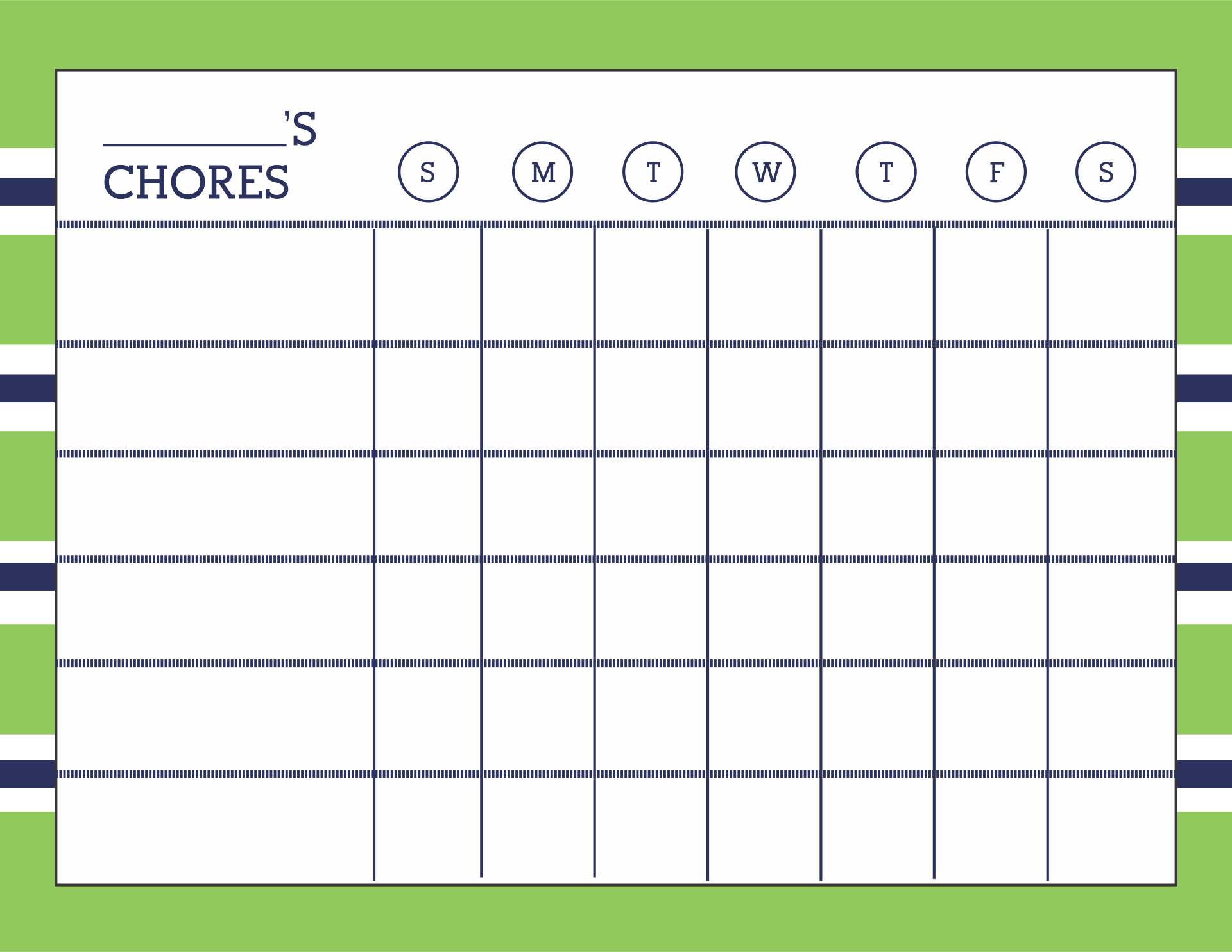 chore pictures printable