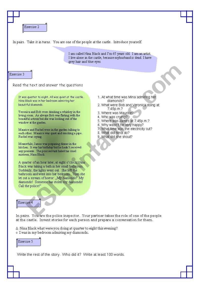 Whodunnit Math Worksheet Answers Printable Word Searches