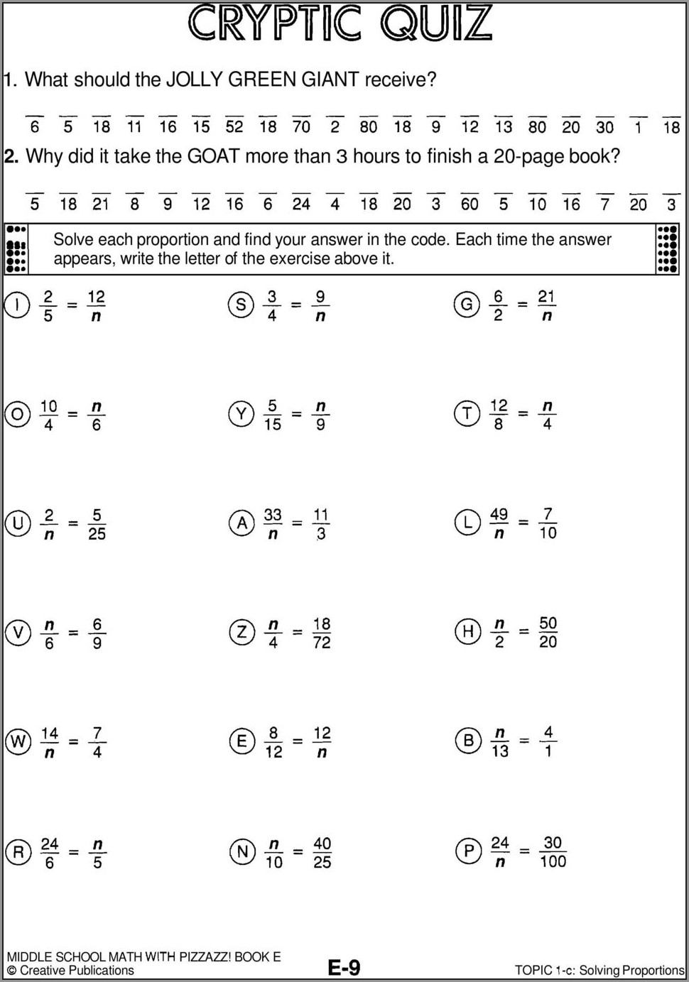 Worksheet 9 2 Math 7 Answer Key Printable Calendars AT A GLANCE