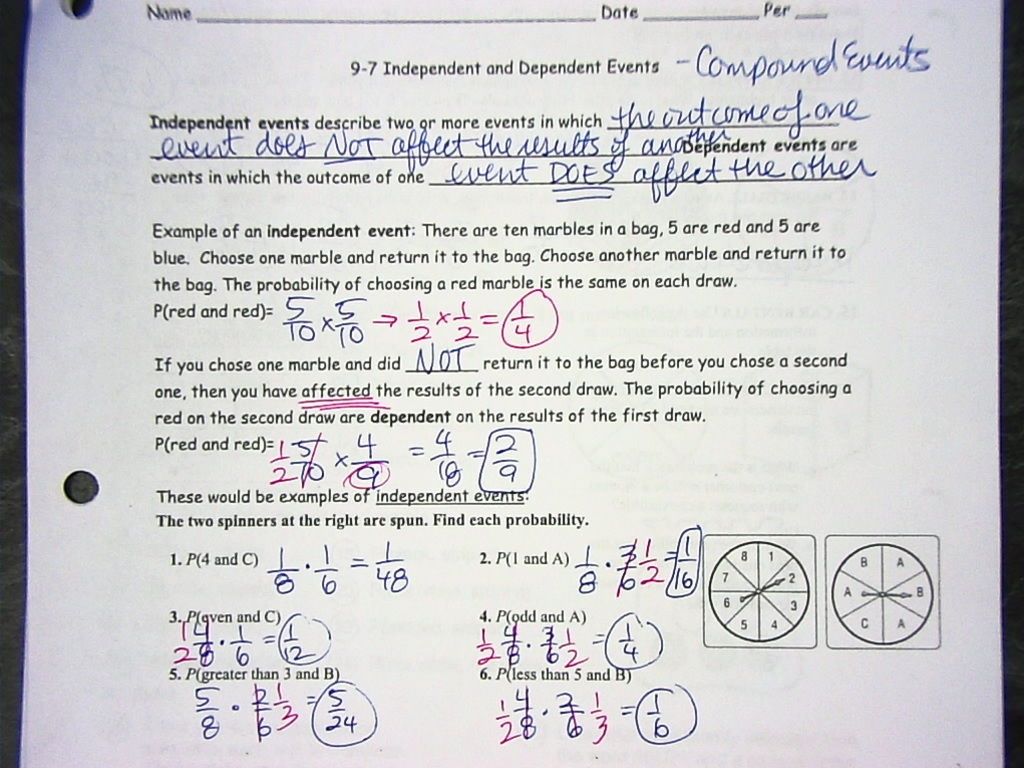 Worksheet 9 2 Math 7 Answer Key Printable Word Searches