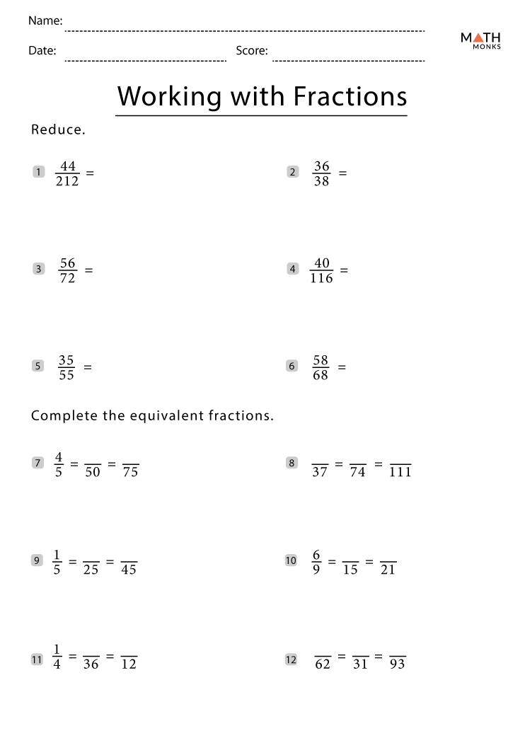 Worksheets For Modeling Fractions 7th Grade FractionsWorksheets