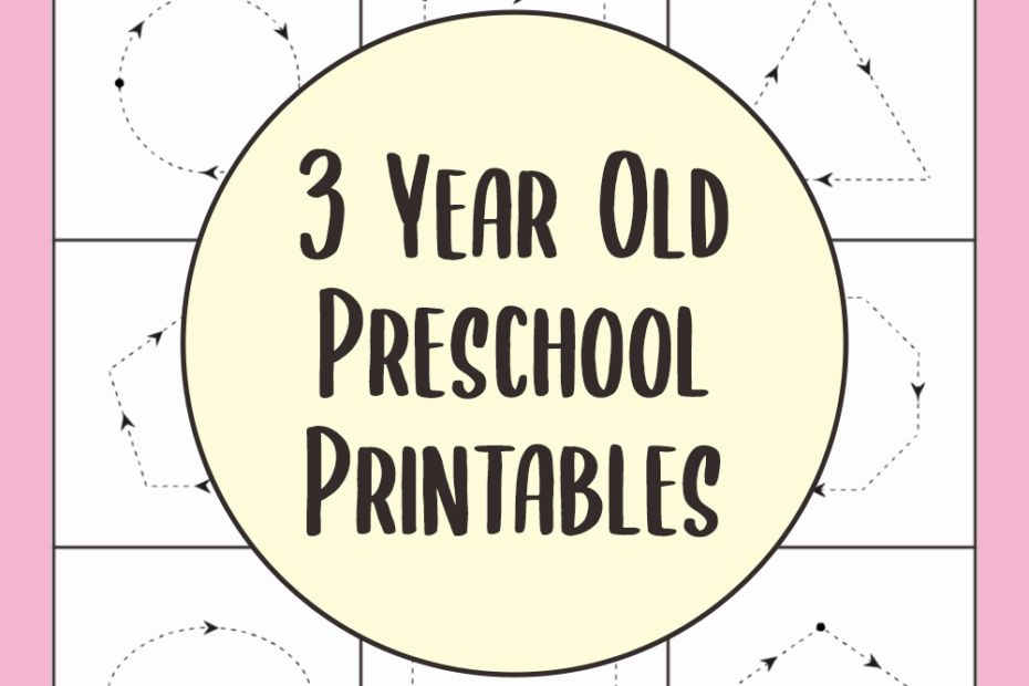 10 Best 3 Year Old Preschool Printables Printablee