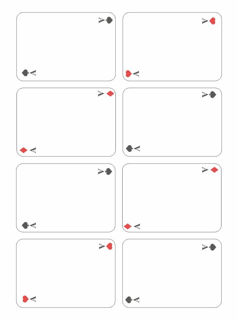 10 Best Blank Playing Card Printable Template For Word Artofit