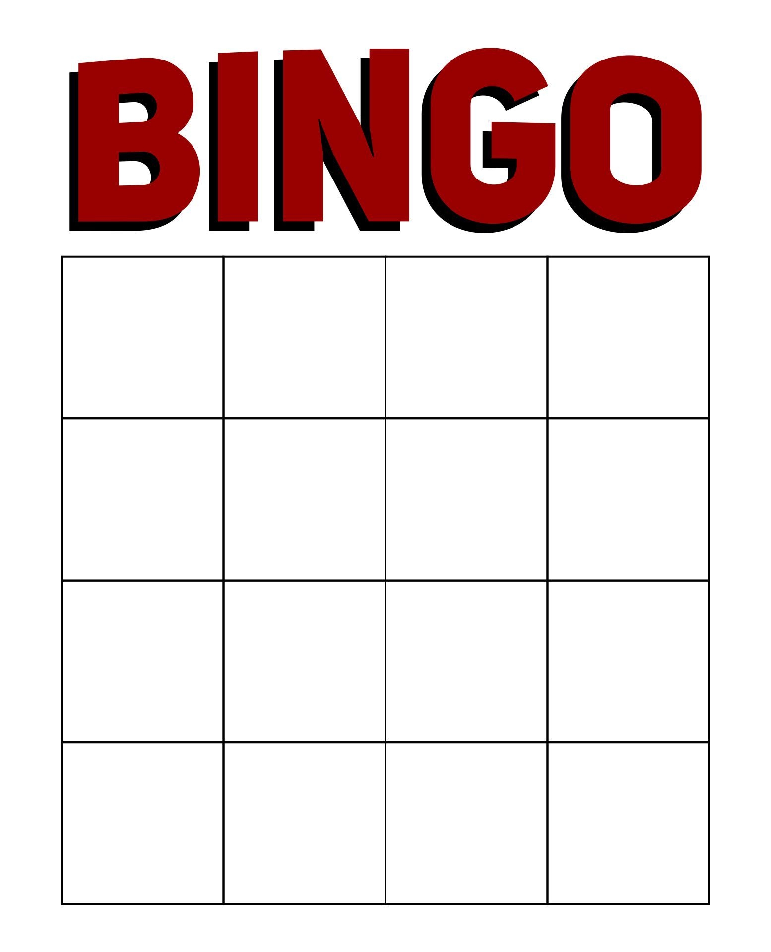 10 Best Free Printable Bingo Template Artofit
