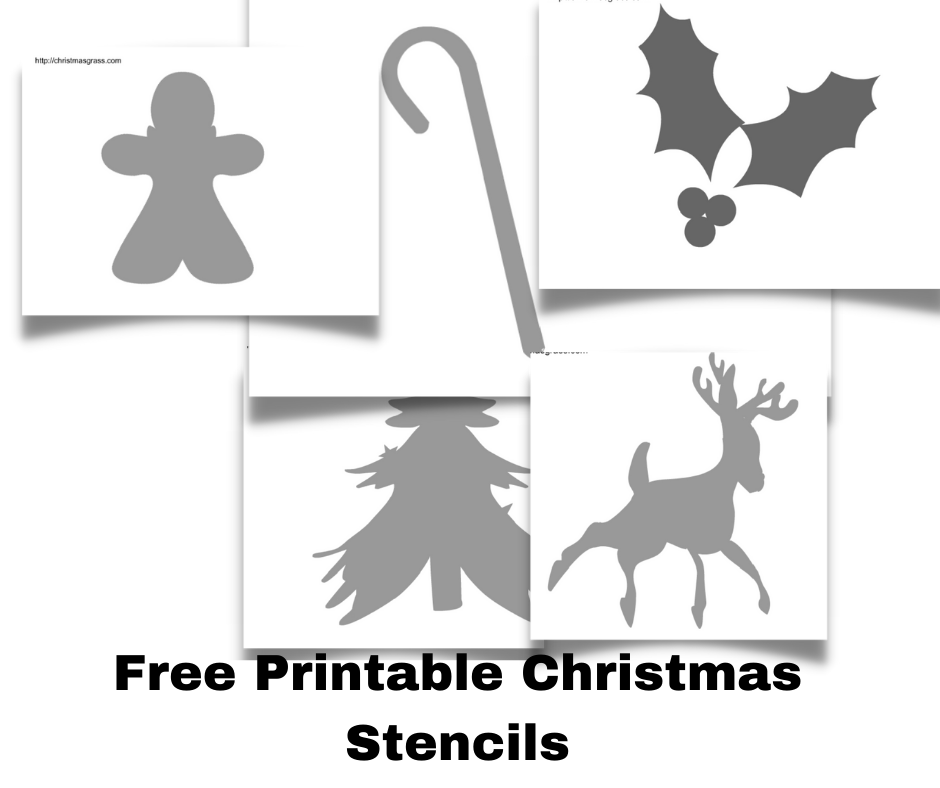 10 Best Printable Christmas Stencil Templates For Free At Printablee 