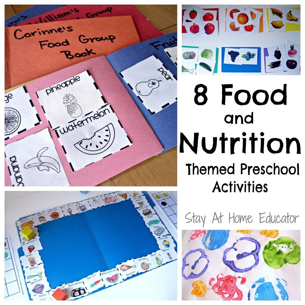 10 Food And Nutrition Activities For Preschoolers FREE Printables Too 