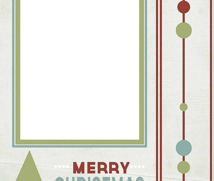 10 Templates For Creating Your Own Christmas Cards Printable Holiday