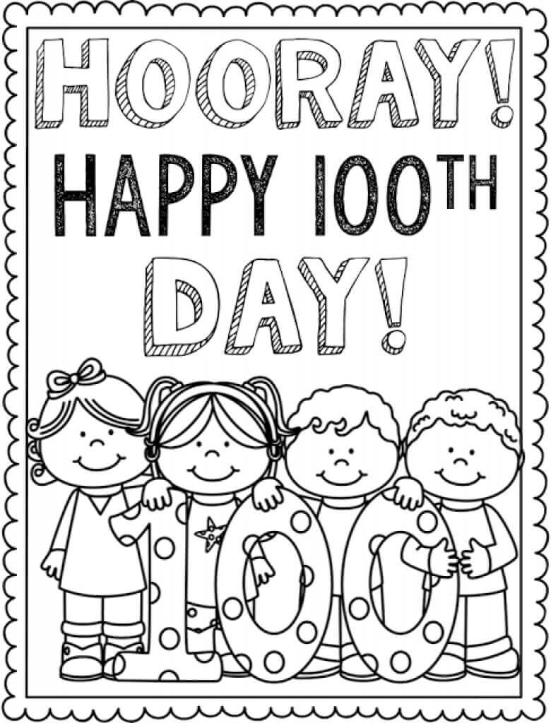 100 Day Printable