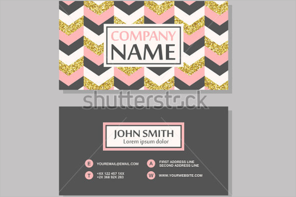 12 Chevron Business Card Templates Free Printable Designs