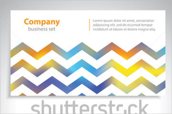 free printable chevron business card template