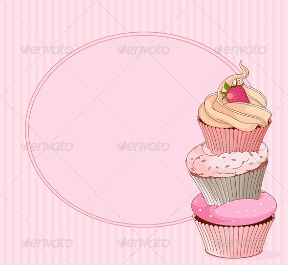 12 Cupcake Card Designs Templates DOC PSD AI ID Pages Publisher
