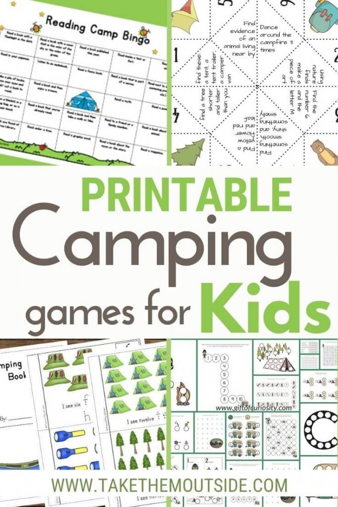 15 Free Printable Camping Activity Sheets the Best We Could Find 