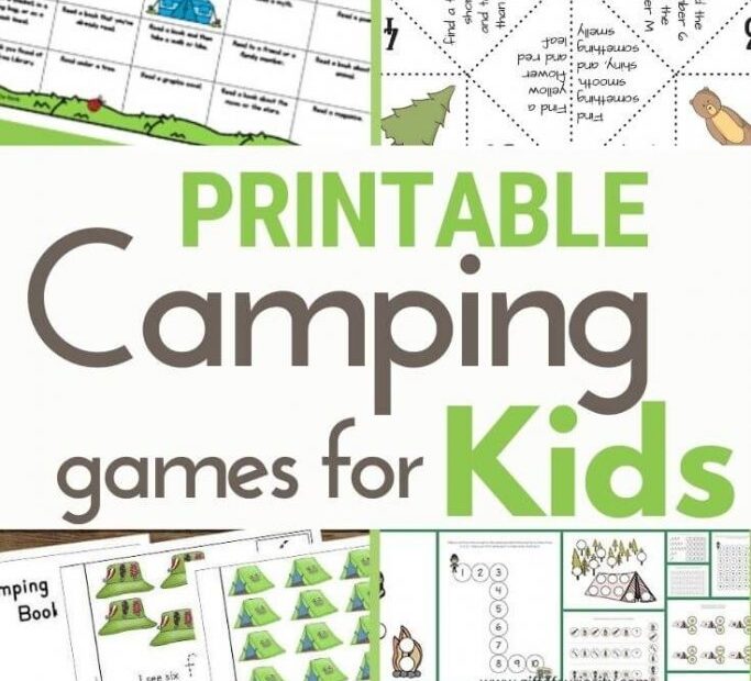 15 Free Printable Camping Activity Sheets the Best We Could Find