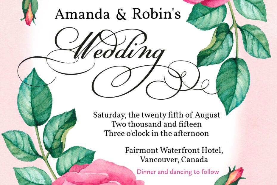 16 Free Wedding Invitation Template Cards Printable And Editable